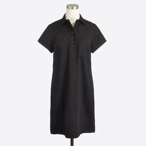 J Crew Factory Black Shirtdress XS